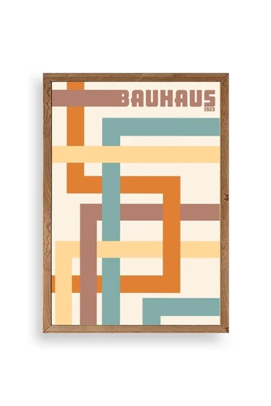 Bauhaus Ahşap Çerçeveli Tablo 30 x 42 ürün görseli 1