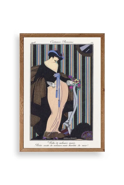 Costume Parisiens Ahşap Çerçeveli Tablo 23 x 30 ürün görseli 1