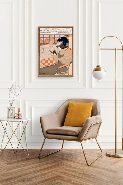 De Feure Ahşap Çerçeveli Tablo 17 x 23 - Resim 2