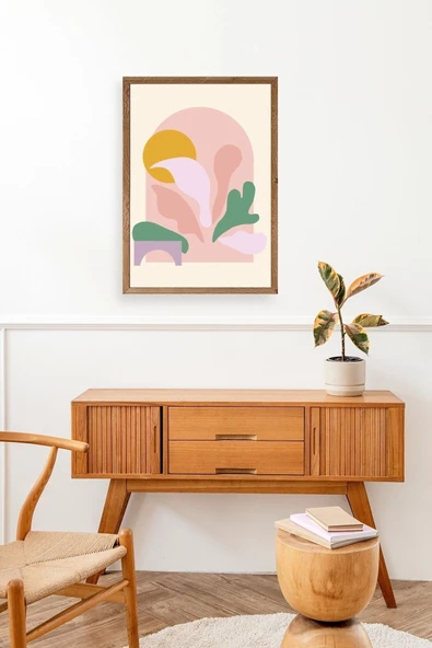 Modern Ahşap Çerçeveli Tablo 50 x 70 - Resim 3