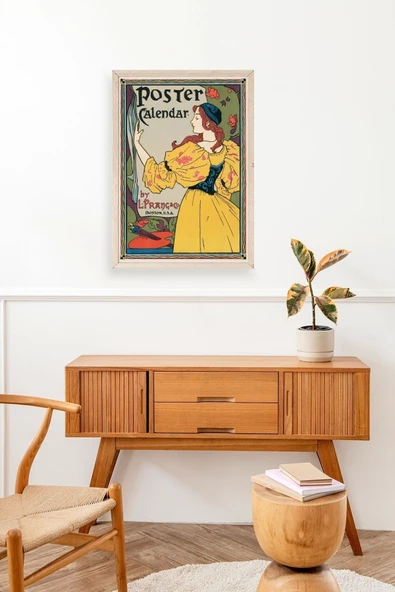 L. Prang Ahşap Çerçeveli Tablo 50 x 70 - Resim 3