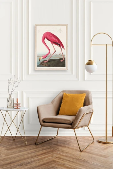 Flamingo Ahşap Çerçeveli Tablo 17 x 23 - Resim 2