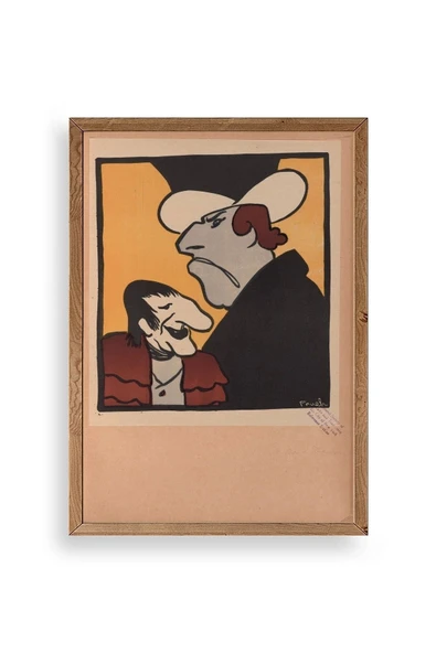 Frueh Ahşap Çerçeveli Tablo 17 x 23 ürün görseli 1