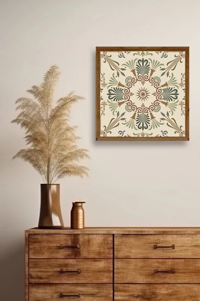 Motif Ahşap Çerçeveli Tablo 50 x 50 - Resim 2