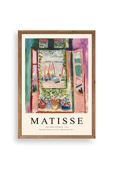Matisse Ahşap Çerçeveli Tablo 17 x 23 ürün görseli 1
