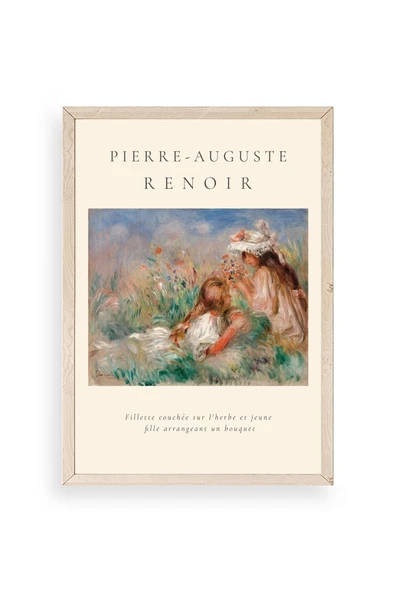 Pierre-Aguste Renoir Ahşap Çerçeveli Tablo 23 x 30 ürün görseli 1
