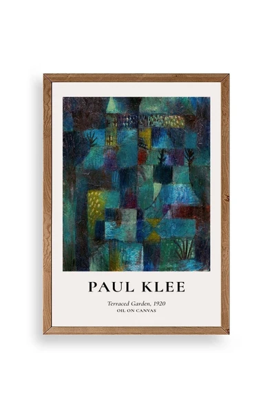 Paul Klee Ahşap Çerçeveli Tablo 50 x 70 ürün görseli 1