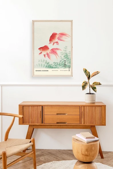 Ohana Koson Ahşap Çerçeveli Tablo 23 x 30 - Resim 3