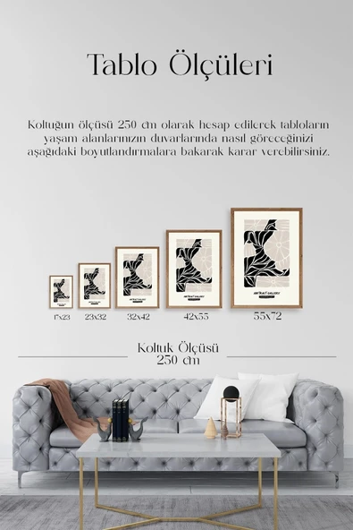 Çiçek Ahşap Çerçeveli Tablo 50 x 70 - Resim 5