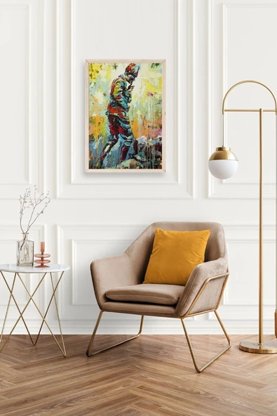 Atatürk Ahşap Çerçeveli Tablo 17 x 23 - Resim 3