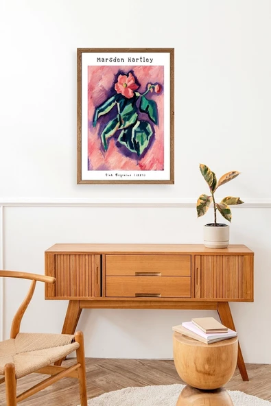 Marsden Hartley Ahşap Çerçeveli Tablo 23 x 30 - Resim 3