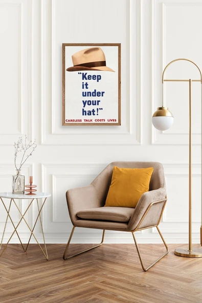 Motto Ahşap Çerçeveli Tablo 50 x 70 - Resim 2