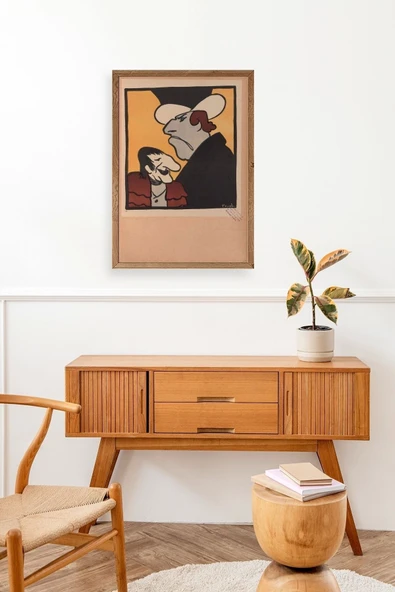 Frueh Ahşap Çerçeveli Tablo 17 x 23 - Resim 2