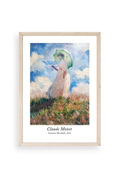 Claude Monet Ahşap Çerçeveli Tablo 50 x 70 ürün görseli 1