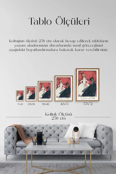 Paulette Duval Ahşap Çerçeveli Tablo 23 x 30 - Resim 5