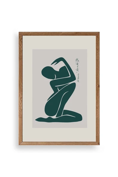 Modern Ahşap Çerçeveli Tablo 30 x 42 ürün görseli 1