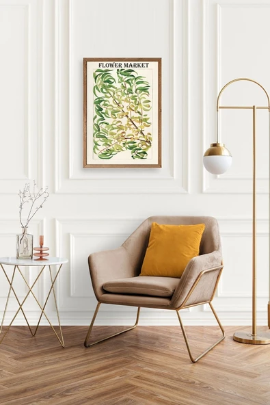 Grancica Breskve Ahşap Çerçeveli Tablo 30 x 42 - Resim 2