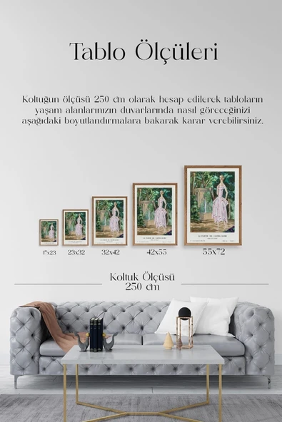 Bon Ton Gazetesi Ahşap Çerçeveli Tablo 30 x 42 - Resim 5