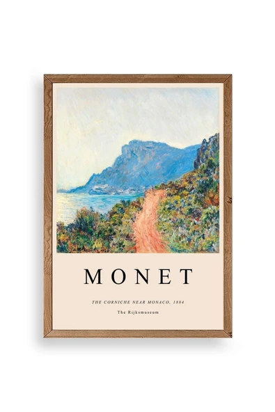 Monet Ahşap Çerçeveli Tablo 23 x 30 ürün görseli 1