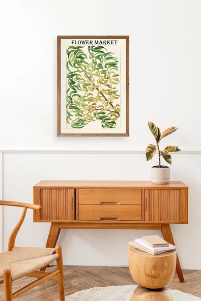 Grancica Breskve Ahşap Çerçeveli Tablo 30 x 42 - Resim 3