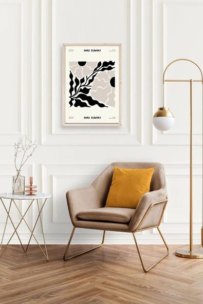 Çiçek Ahşap Çerçeveli Tablo 23 x 30 - Resim 2