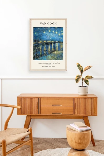 Van Gogh Ahşap Çerçeveli Tablo 50 x 70 - Resim 3