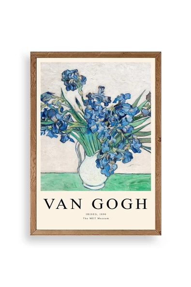 Van Gogh Ahşap Çerçeveli Tablo 17 x 23 ürün görseli 1