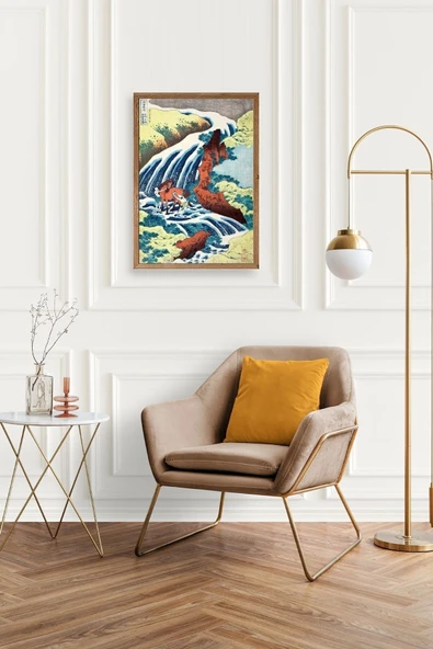 Balıkçının Rüyası Ahşap Çerçeveli Tablo 23 x 30 - Resim 2