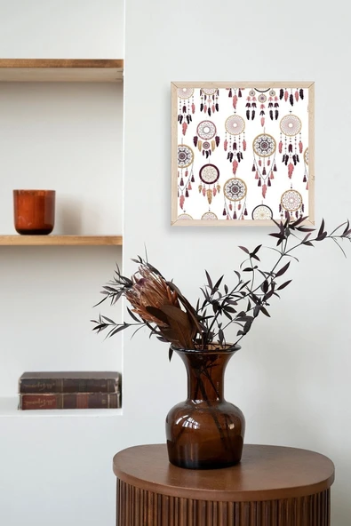 Rüya Kapanı Ahşap Çerçeveli Tablo 50 x 50 - Resim 3