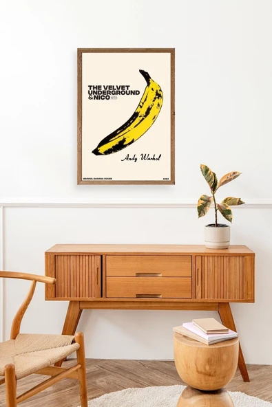 Andy Warhol Ahşap Çerçeveli Tablo 50 x 70 - Resim 3