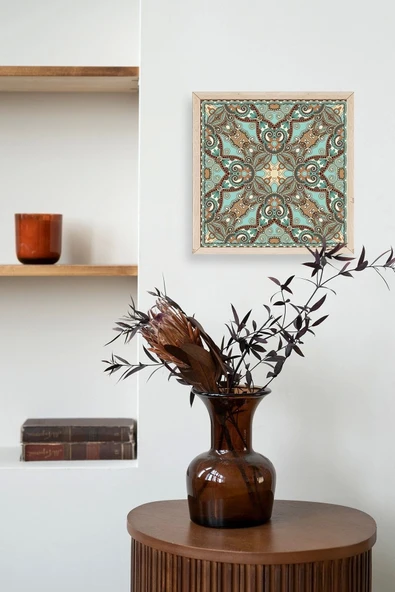 Motif Ahşap Çerçeveli Tablo 42 x 42 - Resim 3