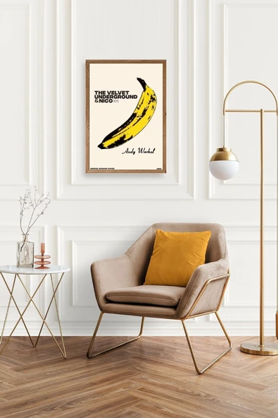 Andy Warhol Ahşap Çerçeveli Tablo 50 x 70 - Resim 2