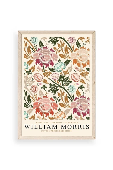 William Morris Ahşap Çerçeveli Tablo 17 x 23 ürün görseli 1