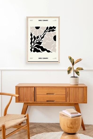 Çiçek Ahşap Çerçeveli Tablo 23 x 30 - Resim 3