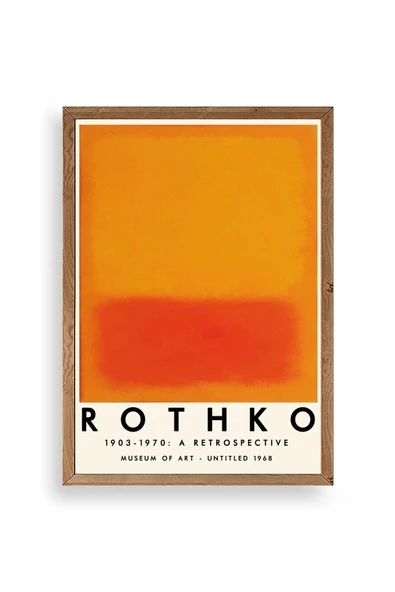 Rothko Ahşap Çerçeveli Tablo 50 x 70 ürün görseli 1