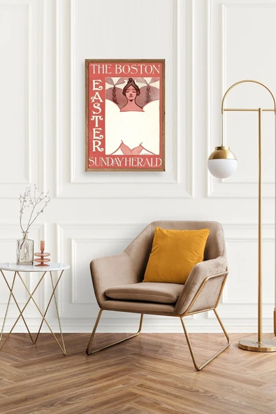 E. Reed Ahşap Çerçeveli Tablo 17 x 23 - Resim 2