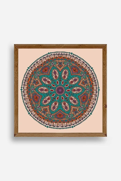 Motif Ahşap Çerçeveli Tablo 23 x 23 ürün görseli 1