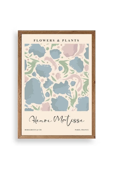 Henri Matisse Ahşap Çerçeveli Tablo 23 x 30 ürün görseli 1