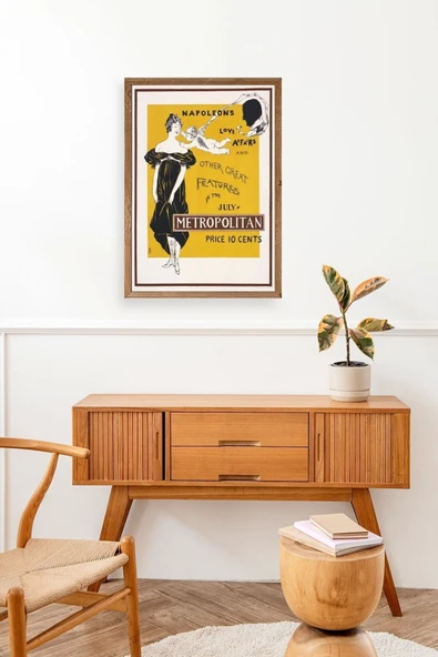 Metropolitan Ahşap Çerçeveli Tablo 23 x 30 - Resim 3