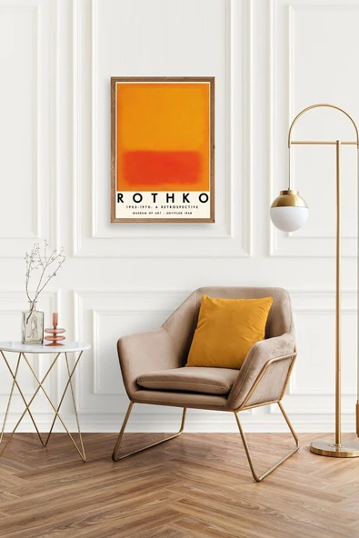 Rothko Ahşap Çerçeveli Tablo 50 x 70 - Resim 2