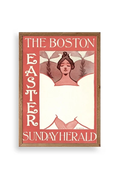 E. Reed Ahşap Çerçeveli Tablo 17 x 23 ürün görseli 1