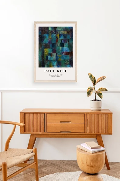 Paul Klee Ahşap Çerçeveli Tablo 23 x 30 - Resim 3