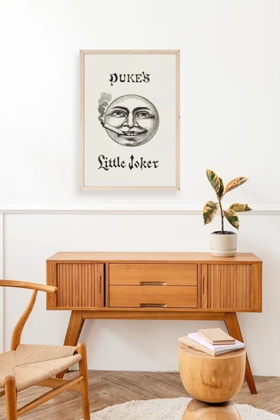 Duke's Little Joker Ahşap Çerçeveli Tablo 17 x 23 - Resim 3