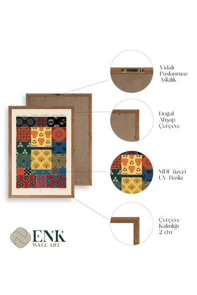 Motif Ahşap Çerçeveli Tablo 50 x 70 - Resim 4