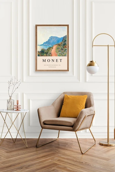 Monet Ahşap Çerçeveli Tablo 23 x 30 - Resim 2