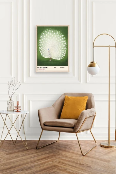 Ohara Koson Ahşap Çerçeveli Tablo 17 x 23 - Resim 2