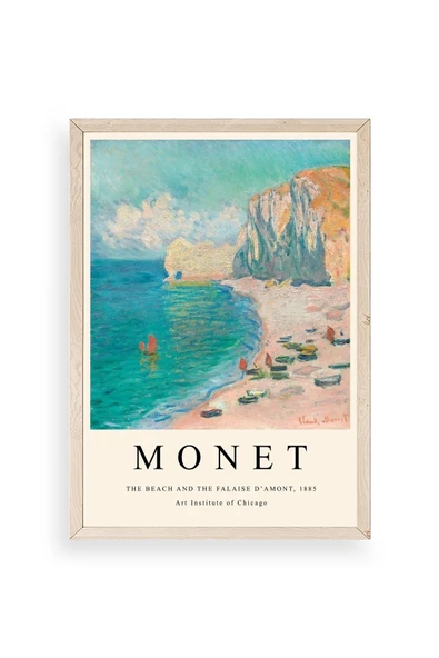 Monet Ahşap Çerçeveli Tablo 30 x 42 ürün görseli 1