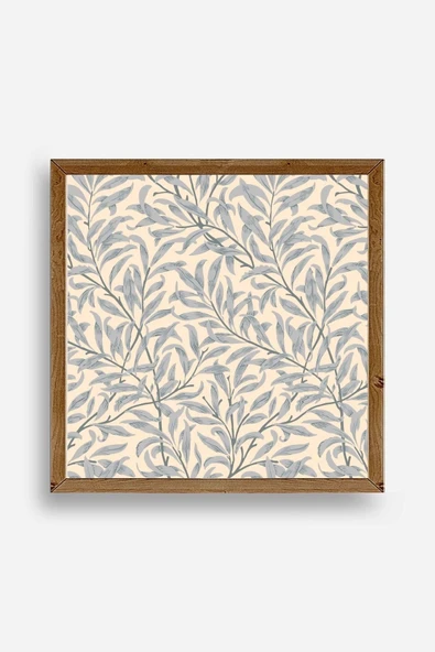 Yaprak Ahşap Çerçeveli Tablo 42 x 42 ürün görseli 1