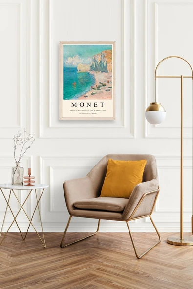 Monet Ahşap Çerçeveli Tablo 30 x 42 - Resim 2