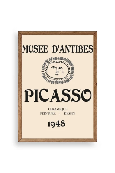 Picasso Ahşap Çerçeveli Tablo 17 x 23 ürün görseli 1